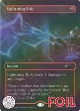 MTG Lightning Bolt (Rainbow Foil) (2289) | NM Foil | Secret Lair Avatar {SLD}
