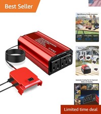 300W Portable Power Inverter Compatible with Milwaukee, DC 18V/20V to AC 110V...
