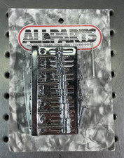 Allparts Economy Heavy Duty 6-String Bass Bridge Chrome/Silver BB-3490-002