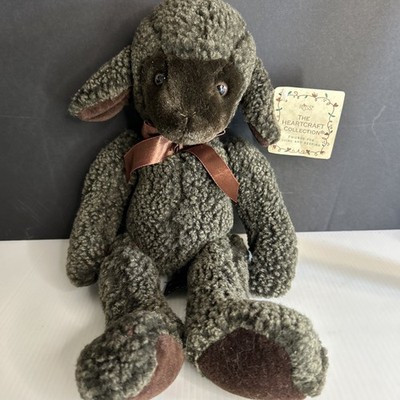 Li'l Trubbles Brown Sherpa Lamb Sheep Plush 14  Stuffed Animal Vtg Russ Berrie