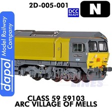 Class 59 Village Of Mells 59103 ARC DCC Ready loco N 1:148 Dapol 2D-005-001