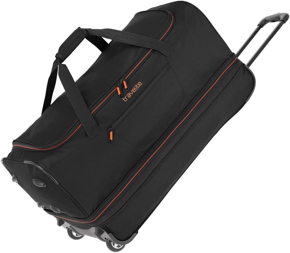 Bolsa de Viaje Trolley con Ruedas, Volumen Grande y Ampliable, Basics, Bolsa Enr
