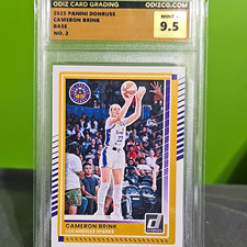 Panini 2025 Donruss WNBA Cameron Brink #2 Base Set ODIZ 9.5 Los Angeles
