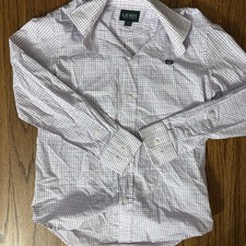Ralph Lauren Boys Button Down Collared Dress Shirt Size 12