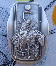 1 oz. THE QUIET KING #4 The Reckoning Series numbered ingot .999 fine silver