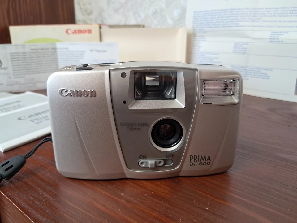 Vintage Camera Canon Prima BF-800 Automatic Point & Shoot 35mm Film Camera - Image 2 of 4