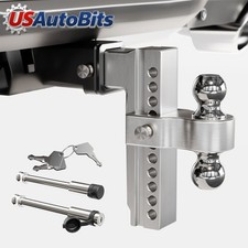 2 Receiver 10 Droprise Adjustable Tow Hitch Dual Ball Mount Trailer 12500 Lb 2 Receiver 10 Droprise Adjustable Tow Hitch Dual Ball Mount Trailer 12500 Lb