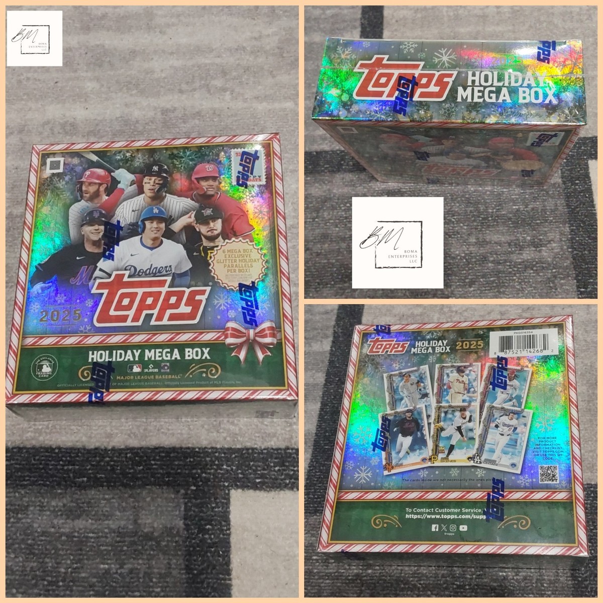 2025 TOPPS BASEBALL HOLIDAY MEGA BOX - In Hand Ready To Ship