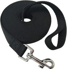 Nylon Training Dog Leash for Small Medium Large Dogs, 15Ft 20Ft 30Ft 50Ft Long P