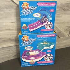 Zhu Zhu Pets Lot Giant Hamster Fun House Hamster Wheel Tunnels Track Playset