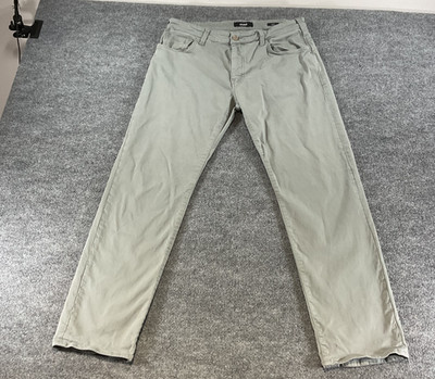 Mavi Zach Straight Leg Jeans 38x32 Gray Denim Stretch Classic Fit Mens Casual