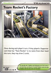 Team Rocket's Factory 173/182 Destined Rivals