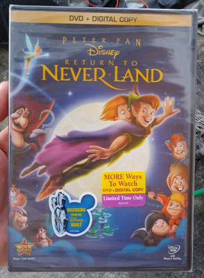 Disney - Peter Pan - Return to Never Land (DVD 2013) Special Edition - sealed!