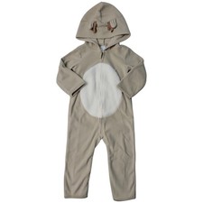 Carters Zip-Up 1 Piece Warm Long Sleeve Easy Care Jumpsuit Reindeer, 12M 