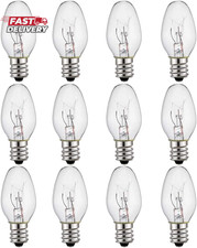 Salt Lamp Bulb - 15 Watt Light Bulbs for Scentsy Wax Warmer,C7/120V/E12 Long Las