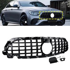Schwarz GT Panamericana stil Kühlergrill Grill Für Mercedes W213 A238 C238 S213 Schwarz GT Panamericana stil Kühlergrill Grill Für Mercedes W213 A238 C238 S213