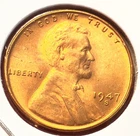 1947-S Lincoln Wheat Cent Penny GEM RD BU From an Original Bank Roll