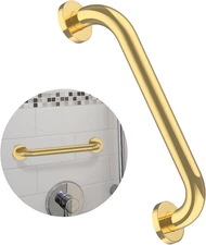 12 Inch Stainless Steel Shower Grab Bar,  Gold Shower Handle, Bathroom Balance B
