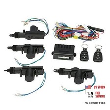 Universal Car Keyless Entry System Kit,4PCS 12V Car Door Lock Actuator with