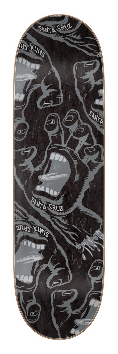 Santa Cruz マイクロファイバー大判バナー約123cm x 98cm ② SANTA CRUZ CROWDED HAND 9.00IN X 32.15IN NEW AUTHENTIC-SIZE 9.00in