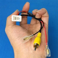 4 Pin Reverse Camera Video Wire Cable Plug Adapter Repair Fit for Toyota Mazda