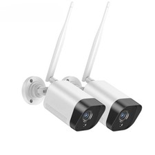 2/4PCS FHD 3MP IP H.265 Video Camera Surveillance System Weatherproof Cameras