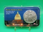 .999 Fine SIlver American Eagle 2001 Uncirculated 1 Oz Coin Sealed Package