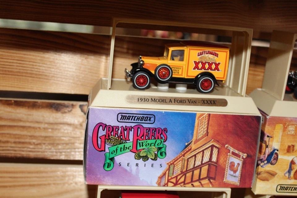 4 Stück Sammlung Matchbox Models of Yesteryear Great Beers of the World 1:43 - Bild 2 von 4