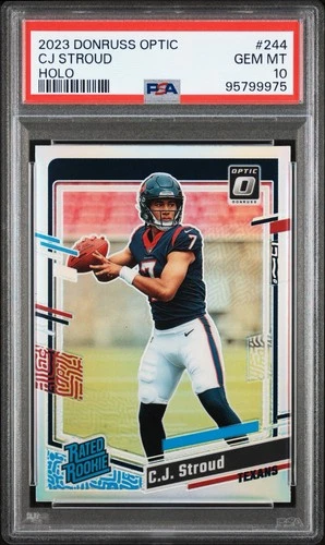 2023 Panini Donruss Optic - Rated Rookie C.J. Stroud #244 Holo Prizm (RC)