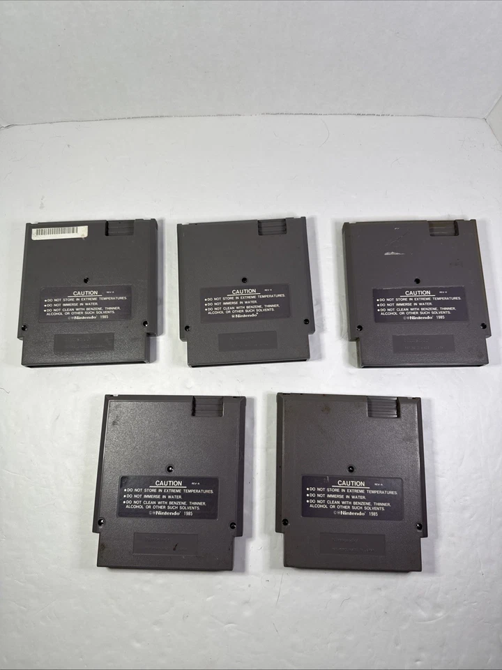 Nintendo NES Lot Of 5 Games, Bayou Billy, Rollerball, Spy Vs Spy, Etc - Untested - Image 2 of 2