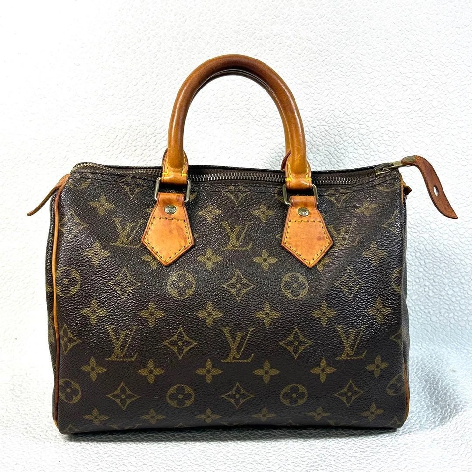 Tarifa incluida Auténtico Bolso de Mano LouisVuitton Monograma Speedy 25 M41528 De Colección Foto 2 de 4