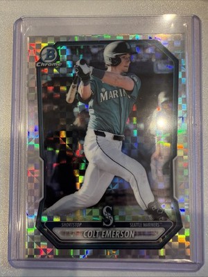 2026 Bowman Chrome COLT EMERSON X-fractor #BCP-108