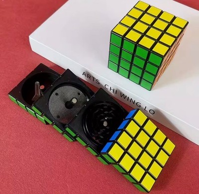 Metallschleifer Rubik's Würfelschleifer 4 Schichten Multifunktional 2,3 Zoll Magic Cube