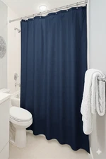  Vinyl Magnetic Shower Curtain Liner 70"x72" Navy Blue 