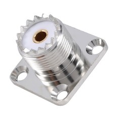 UHF Female SO239 Panel Chassis Mount Flange Deck Mount Solder Cup 2361