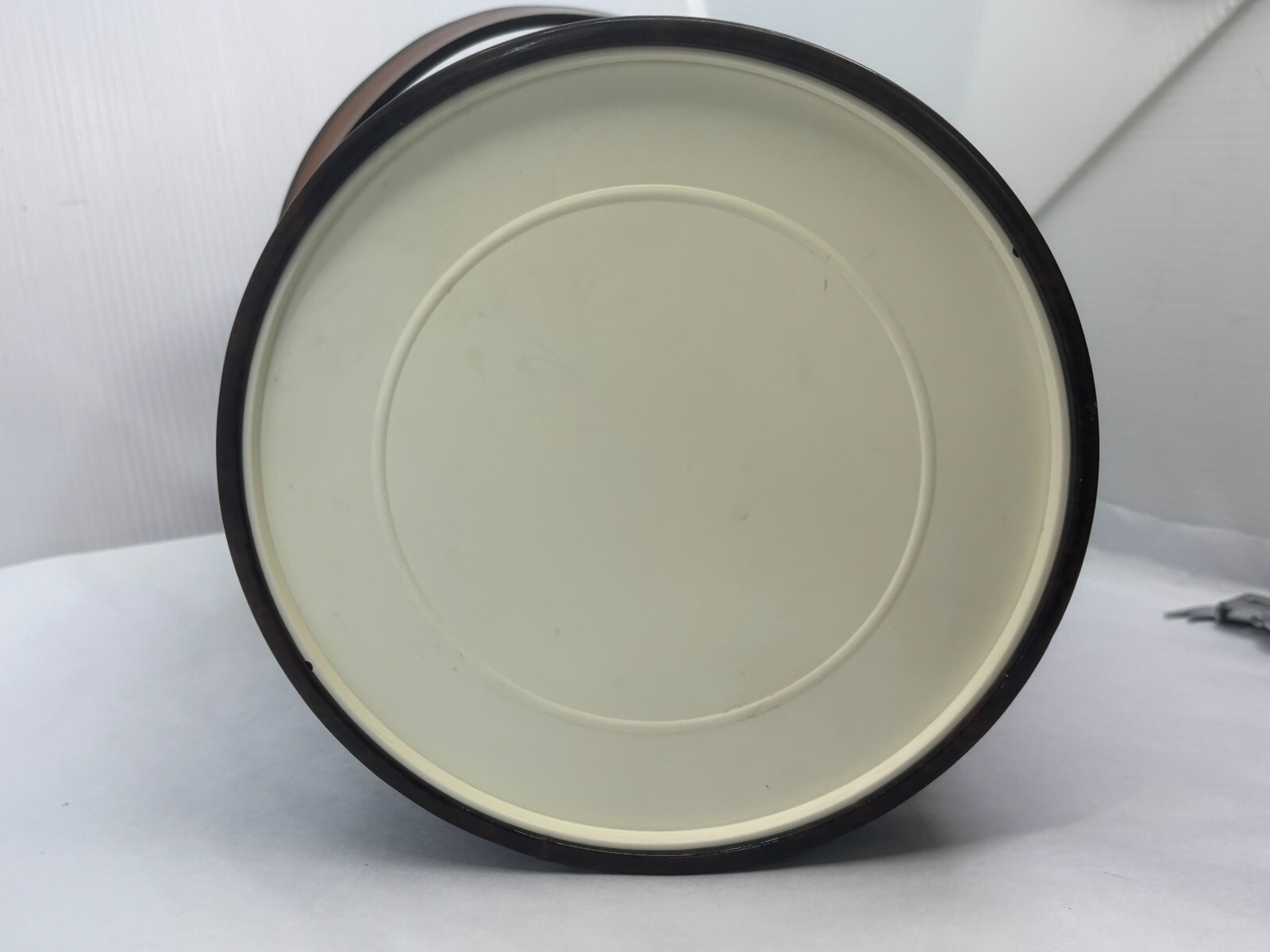 VTG 1950s-60s GeorgesBriard Ice Bucket Faux Tortoise Lucite Handle Lid Bar Tools