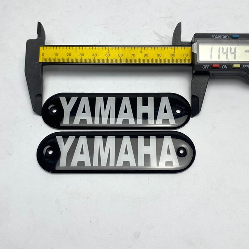 Yamaha L2G YAS1 HS1 FS1 YA6 YL1 YL2 YL3 Fuel Gas Tank Emblem NEW Replacement - Picture 4 of 7