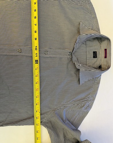 $355 PAUL SMITH LONDON Made In Italy Shirt Men 16.5/42 Business Preppy Button Up - Picture 14 of 15