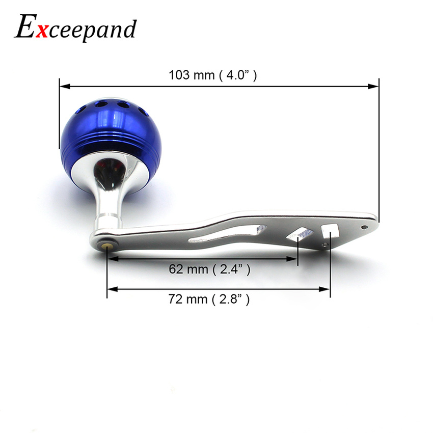 Power Baitcasting Fish Reel Handle Micro Jigging Grip for Abu Garcia Daiwa TOS