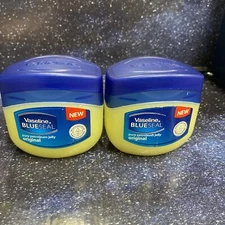 2 X Vaseline Blue Seal Rich Conditioning Petroleum Healing Jelly Cream 2.5 Oz