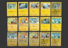 Shinx Pokemon Card Collection Set of 15 English Cards Reverse Holo Lightning
