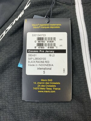 Mavic Cosmic Pro Cycling Jersey Size Small New | eBay