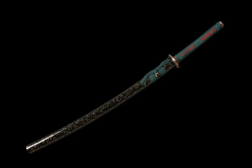 Damascus Folded Steel Blade Japanese Samurai Real Sword Katana Razor Sharp - Picture 13 of 13