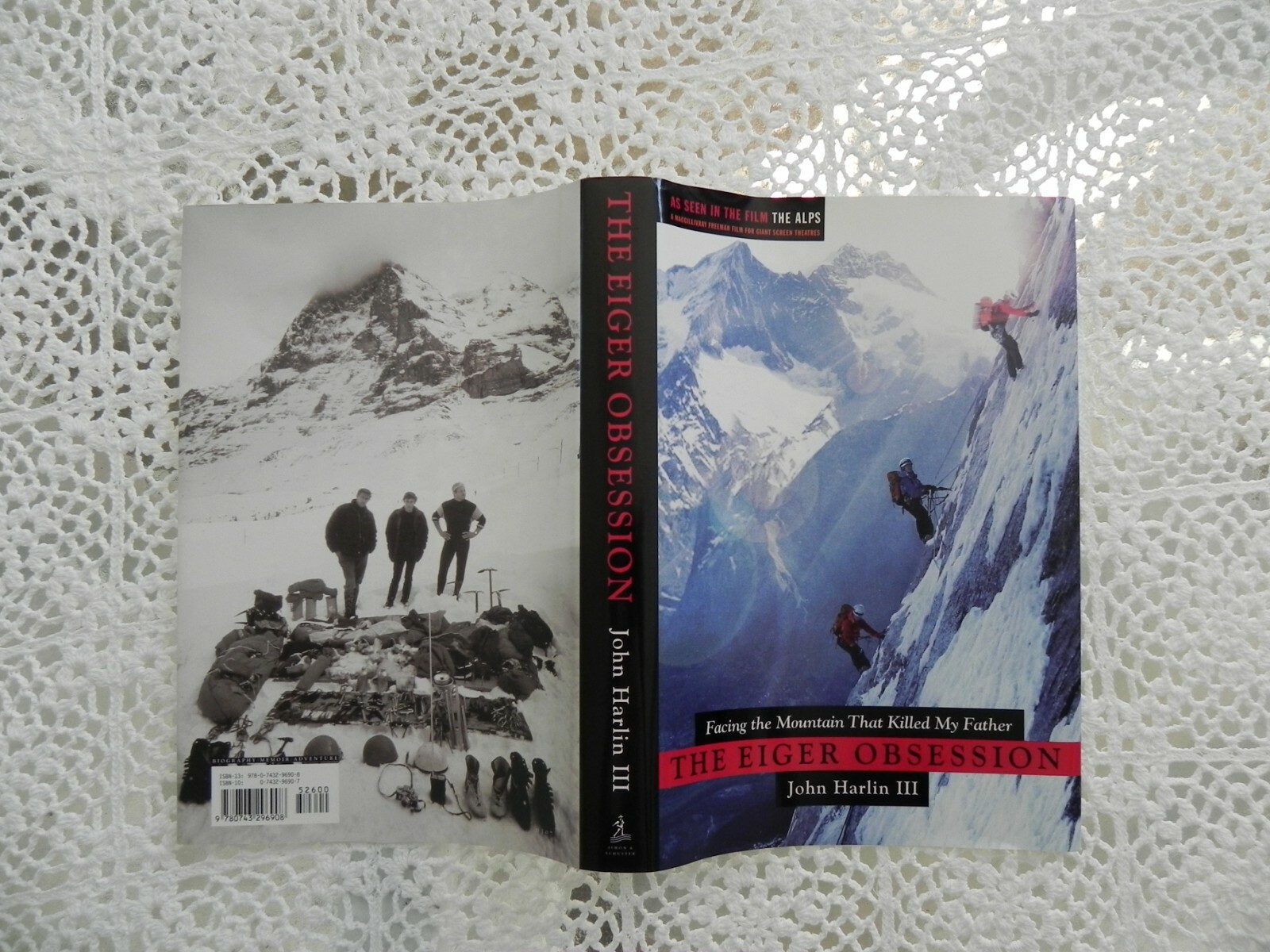 Eiger Obsession, by John Harlin III, SIGNED Hardcover