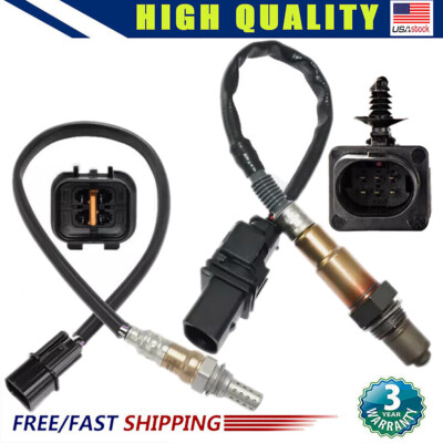 2Pcs Oxygen Sensor Up+Down For Kia 2014-2018 Forte5 2014-2017 Forte Koup SX 1.6L