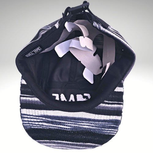 New 2 Sucks Hall of Fame 5-Panel Black & White Hat Cap Men's Skate Headwear - Picture 5 of 6