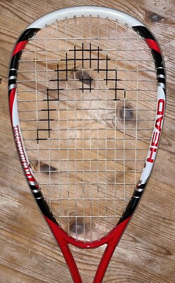Head Liquidmetal Squashschläger ''Supreme'', rot, mit Koffer - Top Zustand