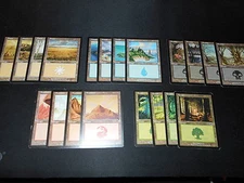 20 Basic Land - ONSLAUGHT - 1x of each art - SP/NM - Magic MTG FTG