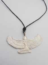 Cozzi Gioielli 925 Sterling Silver Pendant Charm Ancient Egyptian Goddess Unisex