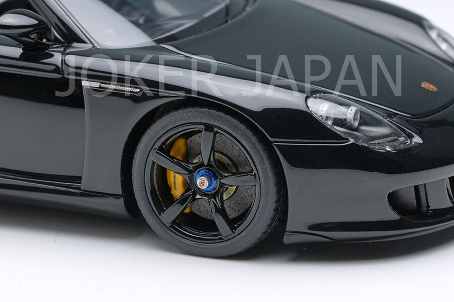 Porsche Carrera GT Noire 1/43 – Make Up Eidolon EM566H – Modèle Résine Collection
